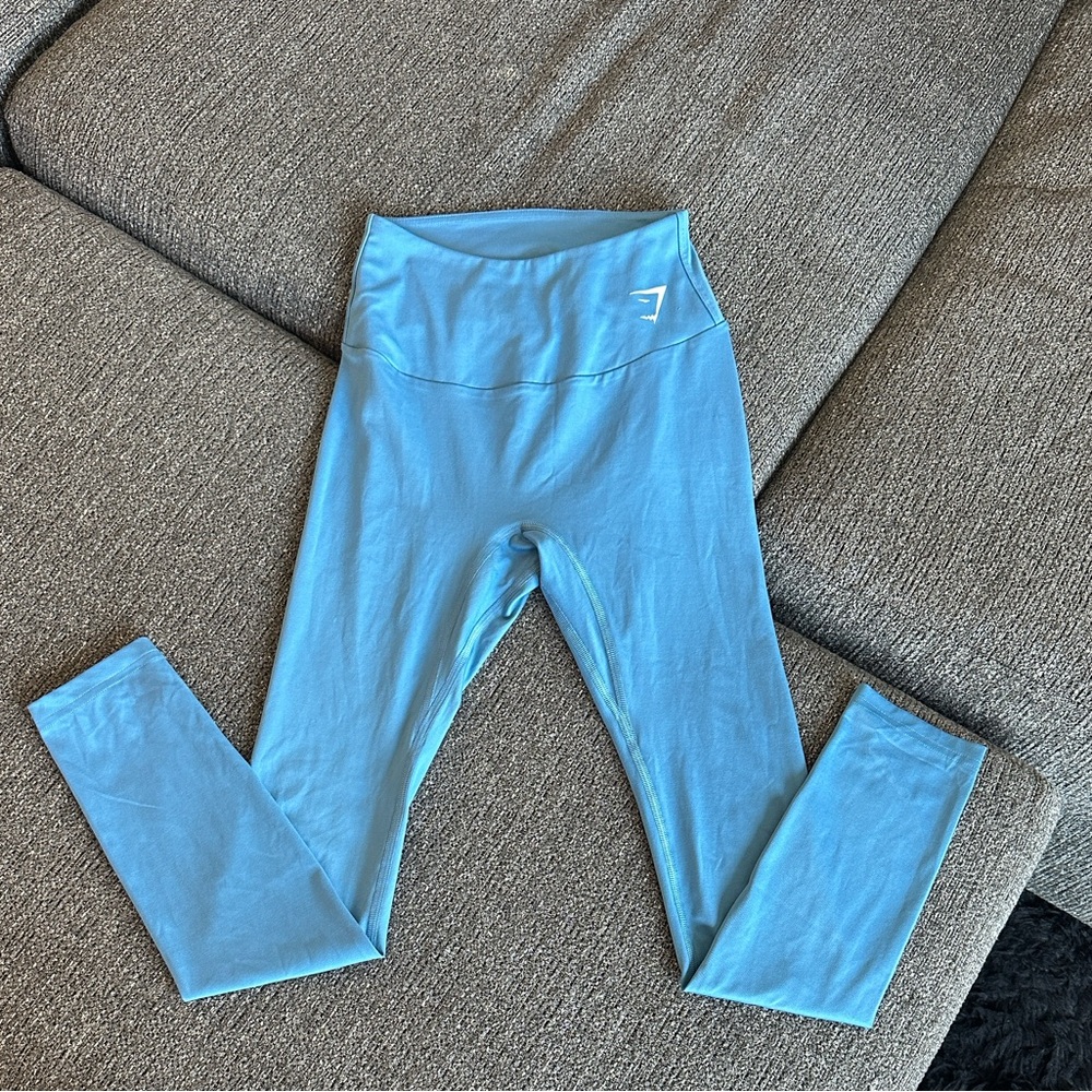 Gymshark Light Blue High-Waisted Leggings